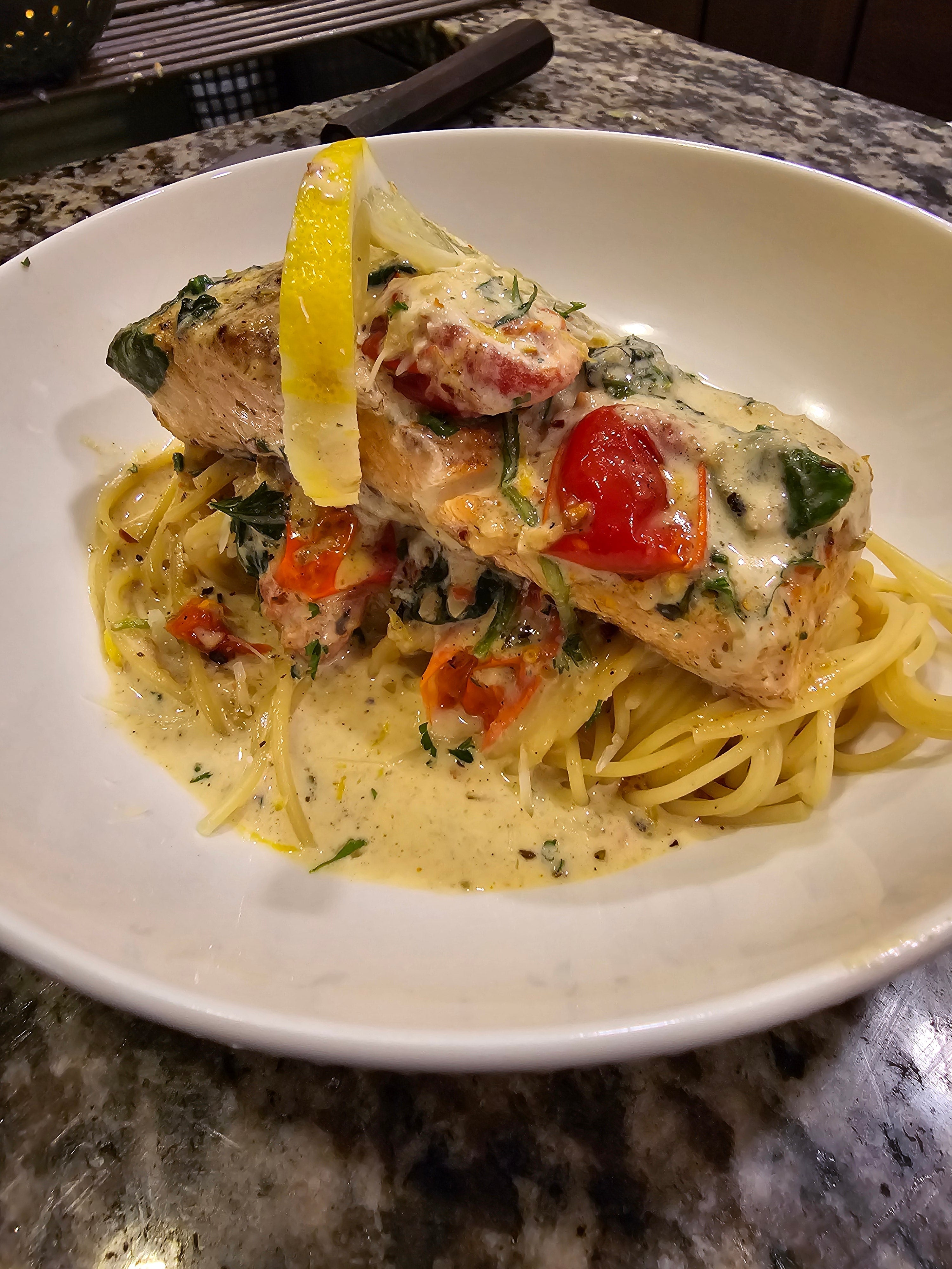 Tuscan Salmon (Creamy, Flavorful, One-Pan Dinner)