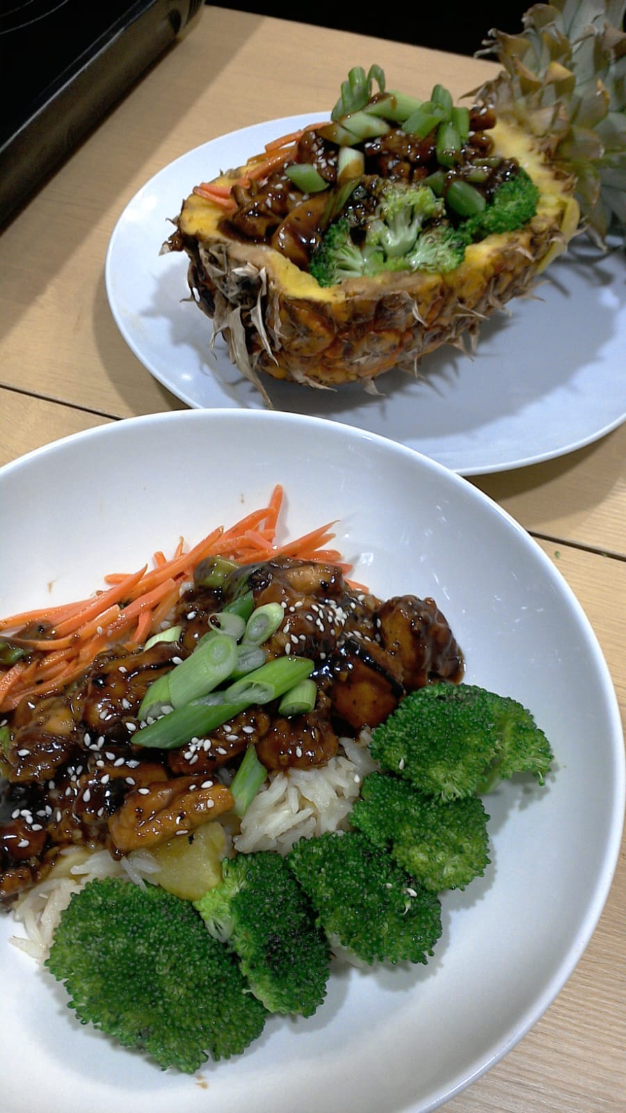 Pineapple Chicken Teriyaki and Rice