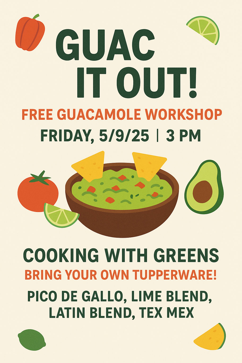 Guac It Out Workshop