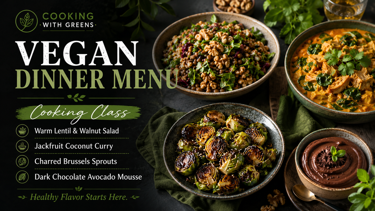 Vegan Dinner Menu
