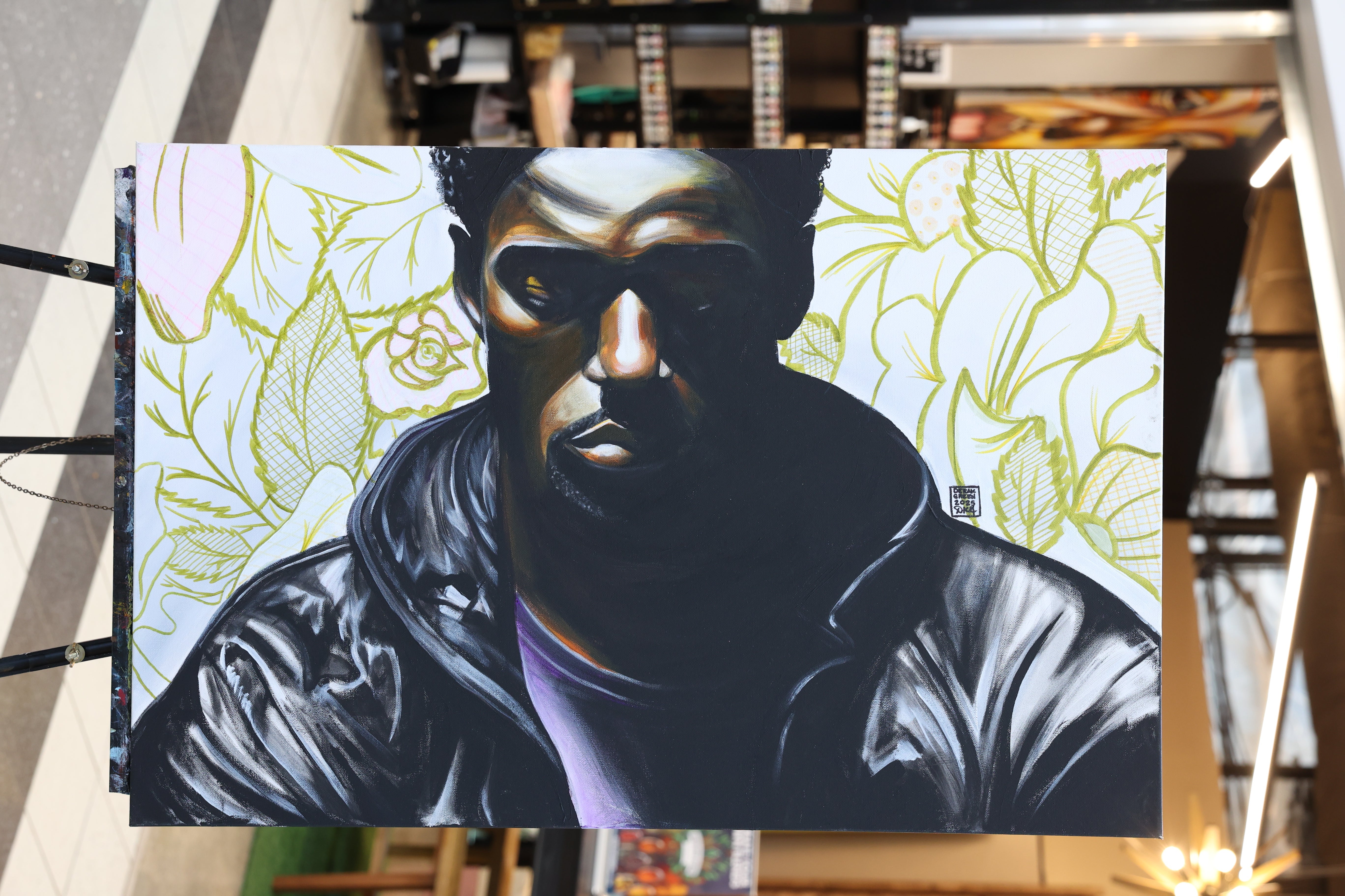 Man amongst the flaura