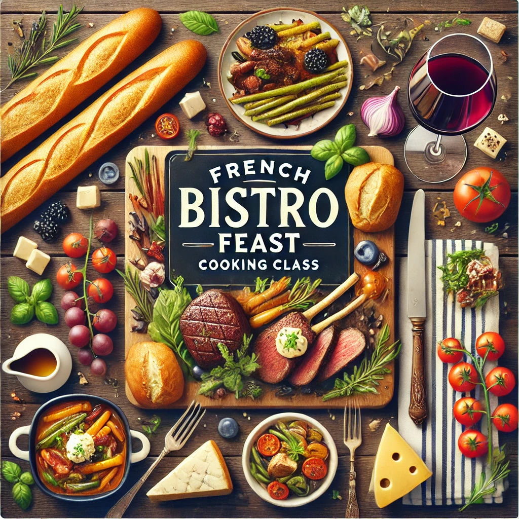 French Bistro Cooking Class – 1.5 Hour-2 hr Hands-On Workshop in Norfolk, VA