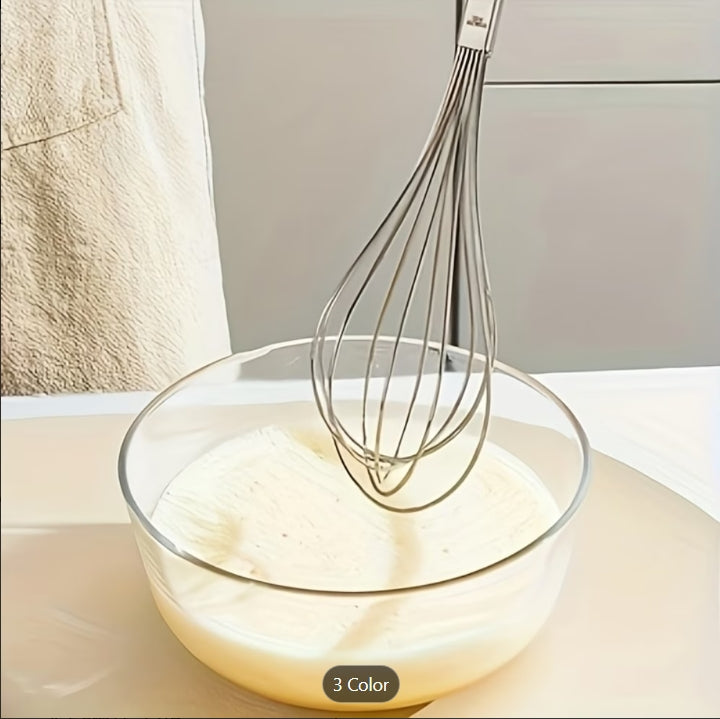2 Piece Wooden Handle Whisk Set - Kitchen Whisks | Cooking With Greens