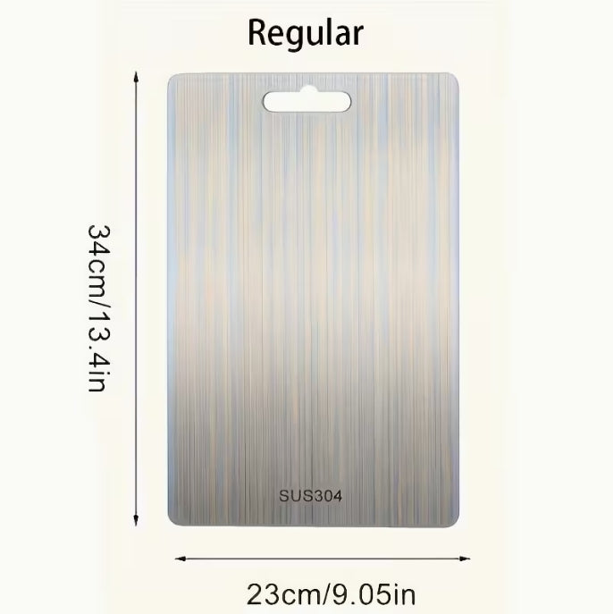 Stainless Steel Cutting Board - Sturdy Kitchen Board | Cooking With Greens