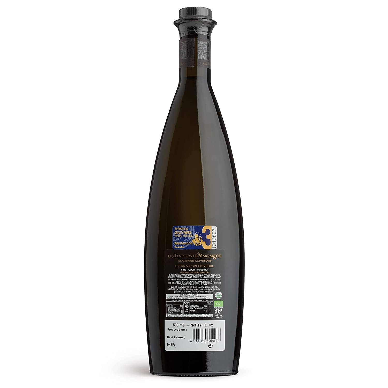 LES TERROIRS DE MARRAKECH Organic Extra Virgin Olive Oil