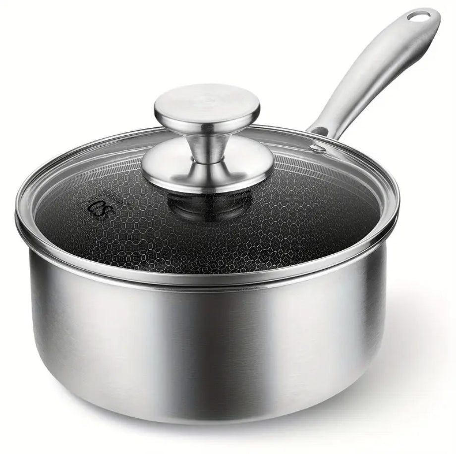 6 pc Nonstick stainless steel pot set