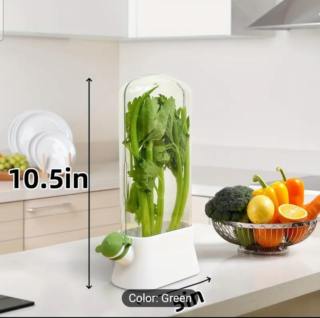Refrigerator Herb Saver - Keep Fresh Herbs Crisp Longer | Storage Container