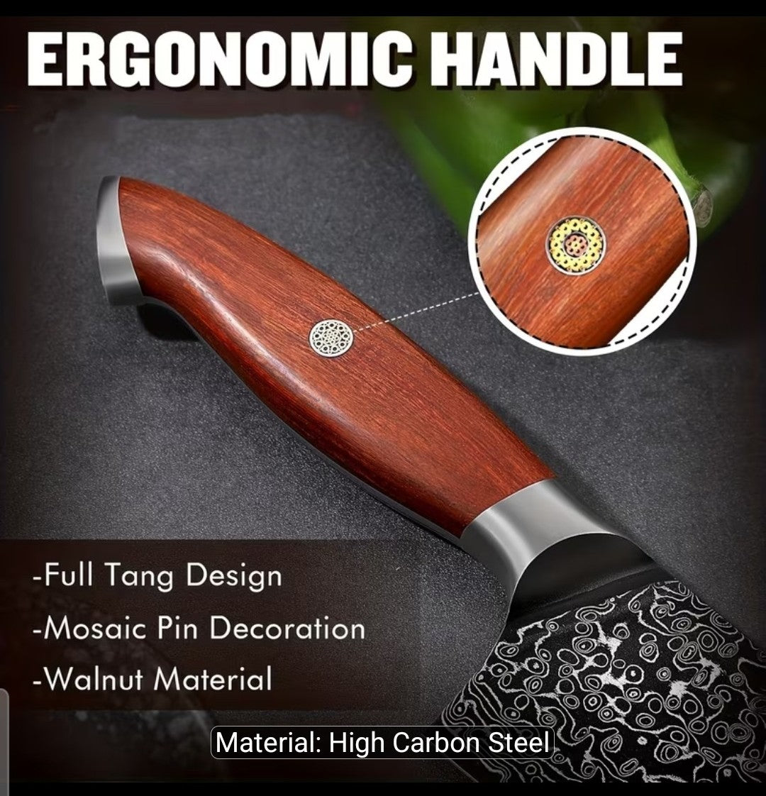 Damascus Nakiri Knife