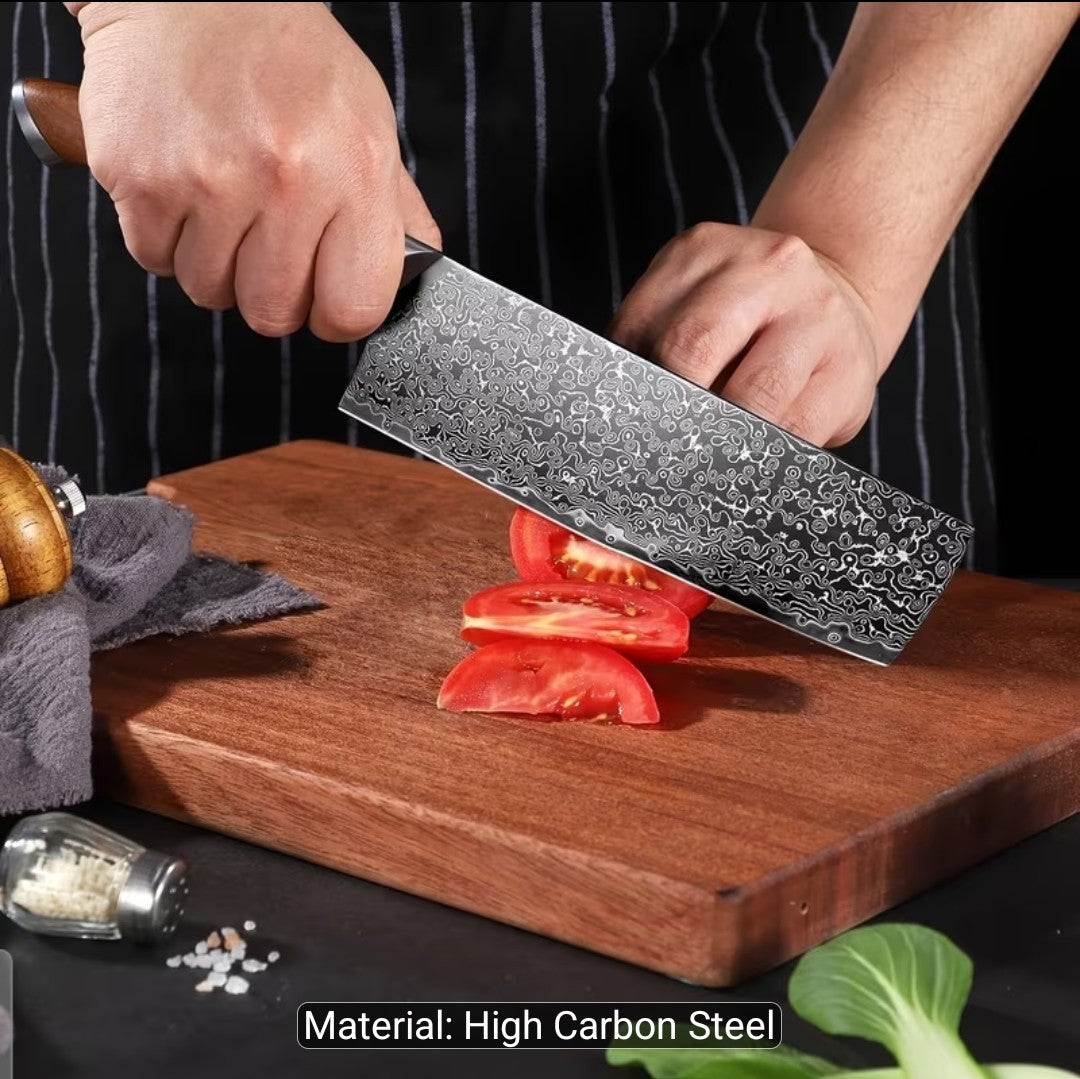 Damascus Nakiri Knife