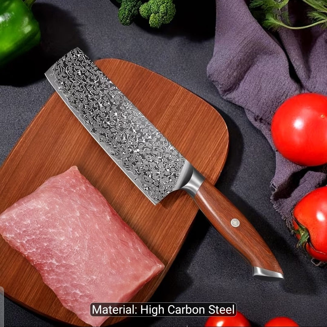 Damascus Nakiri Knife