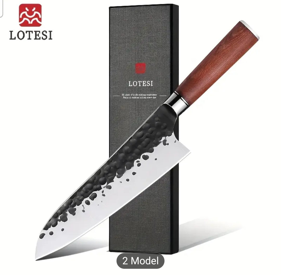 Lotesi Stainless Steel Chef Knife - Professional Kitchen Knife for Precision Cutting