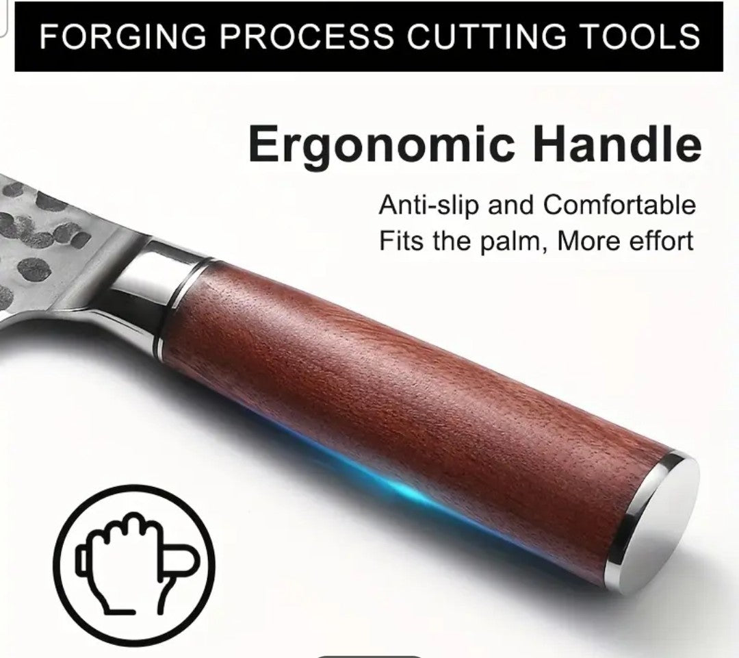 Lotesi Stainless Steel Chef Knife - Professional Kitchen Knife for Precision Cutting