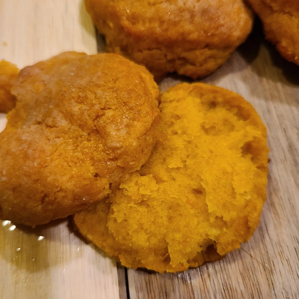 Sweet potato biscuits