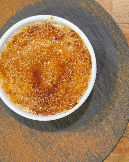 Bourbon Sweet Potato Pie Brûlée (Rich, Creamy, Caramelized Southern Dessert)