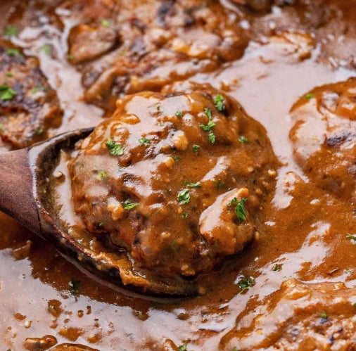 Salisbury Steak with Onion Gravy (Classic, Hearty, Family Comfort Food)
