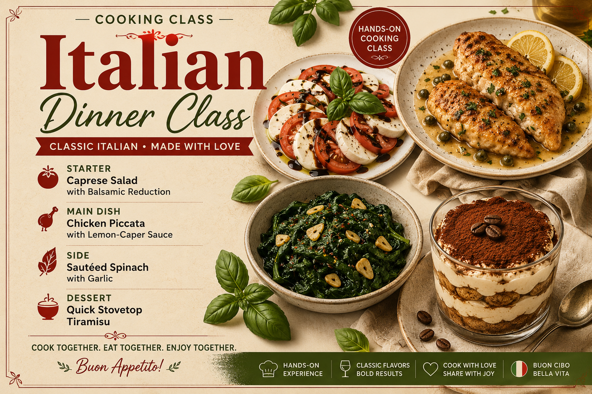 Italian Dinner Class