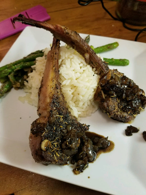 Lamb Chops with Balsamic Reduction