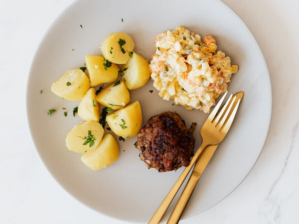 Roasted New Potatoes with Maitre'd Butter