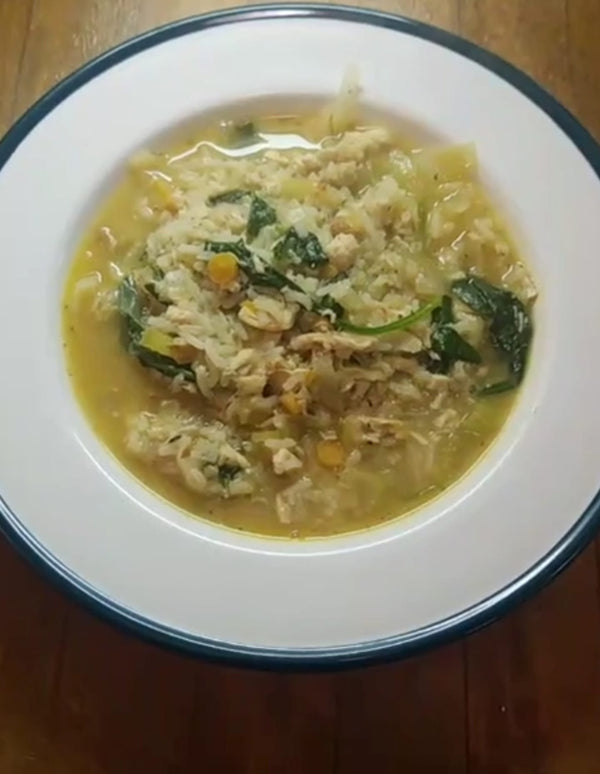 Chicken Rice Stewp (Stew+Soup)