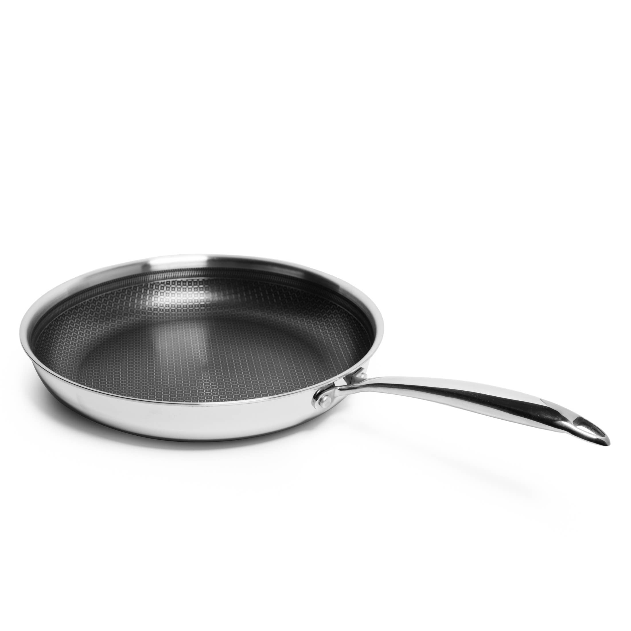 8" Diamond Oven Safe Stainless Steel Tri-Ply Frying Pans