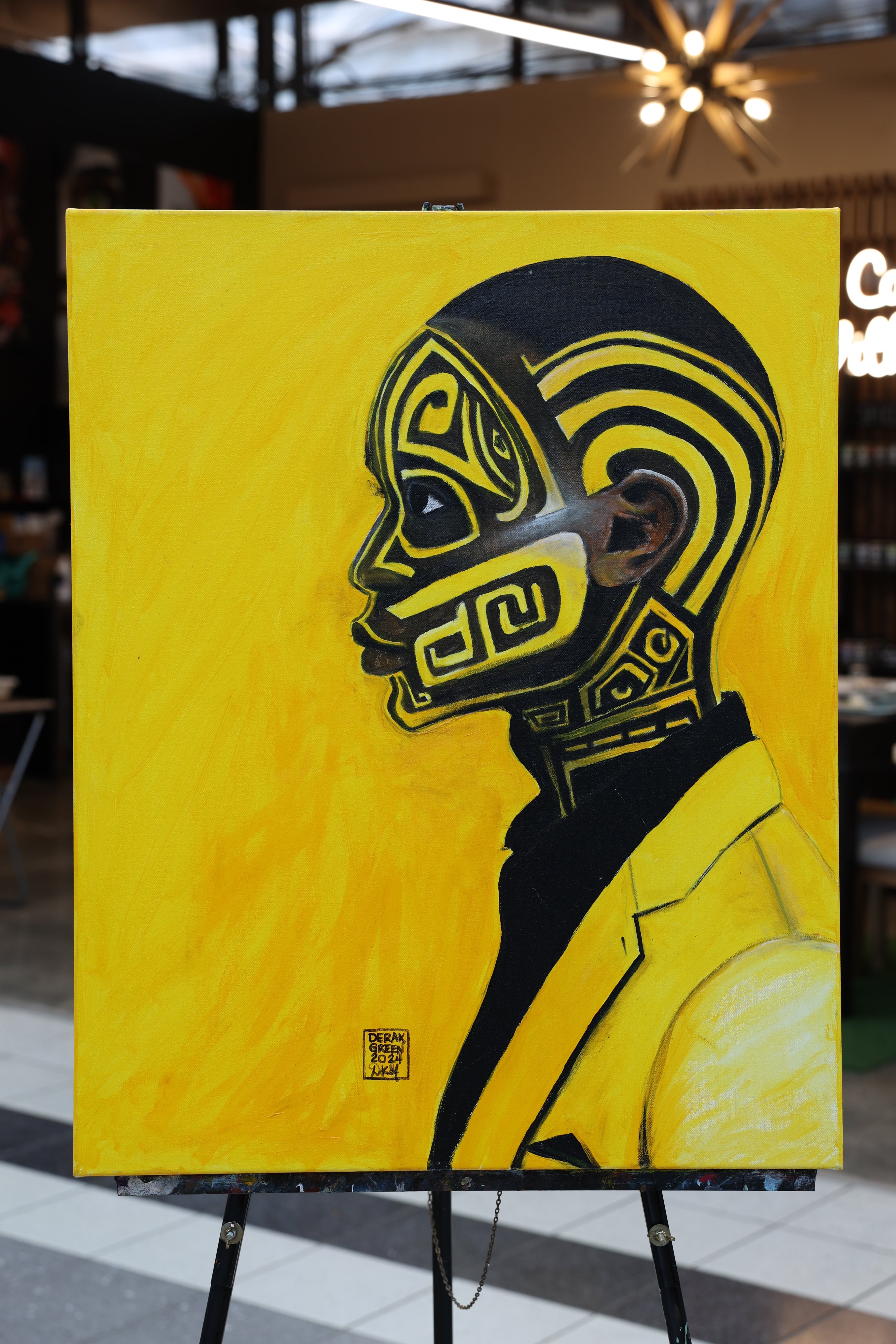 Yellow Tribal Man