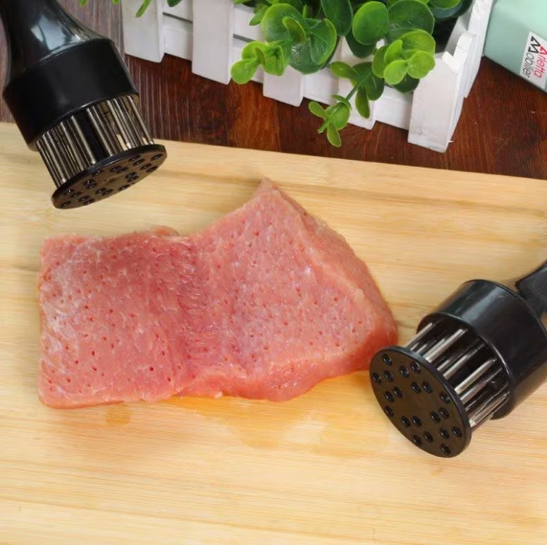 Meat Tenderizer - 21 Ultra Sharp Needle Blades | Stainless Steel Tenderiser