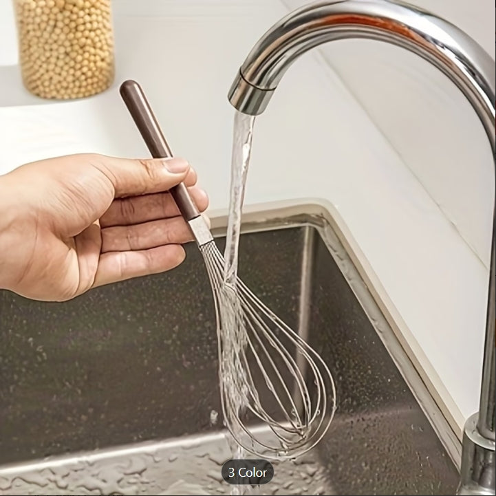 2 Piece Wooden Handle Whisk Set - Kitchen Whisks | Cooking With Greens