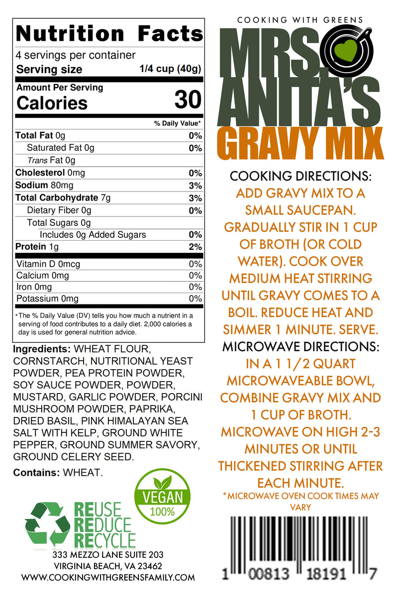 Mrs Anita's Gravy Mix