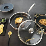 PRE ORDER: 12" Nonstick 2pc stainless steel saute pan set(FREE SHIPPING)