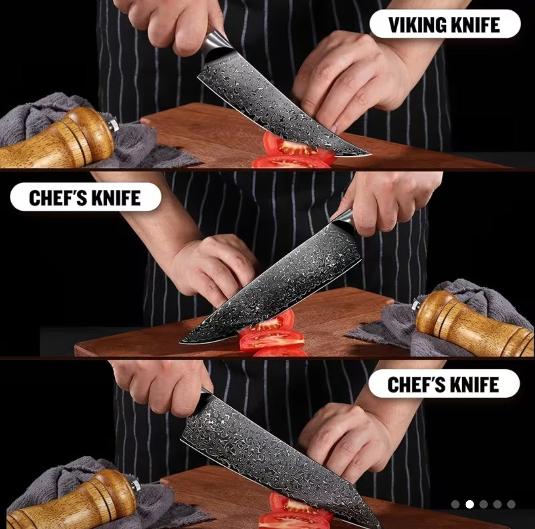 3 pc carbon knife set