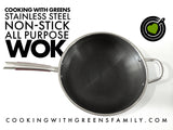PRE ORDER: Nonstick Stainlss Steel Wok + FREE DELIVERY