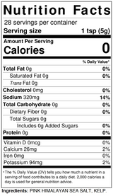 PINK HIMALAYAN SEA SALT w/IODINE