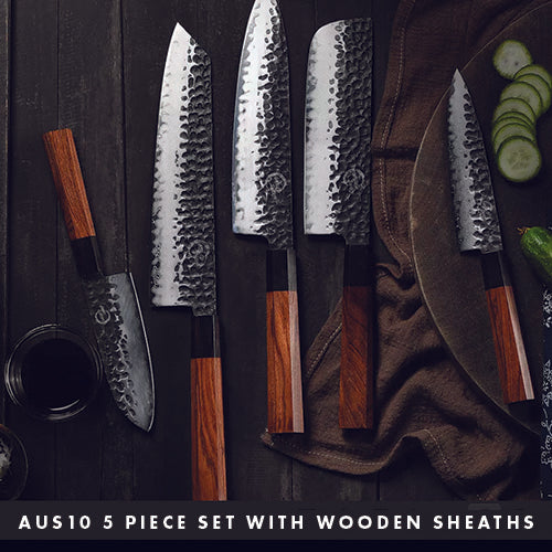 AUS10 5pc Knife Set (FREE DELIVERY)