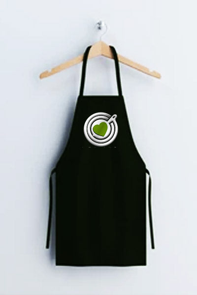 Embroidered logo apron