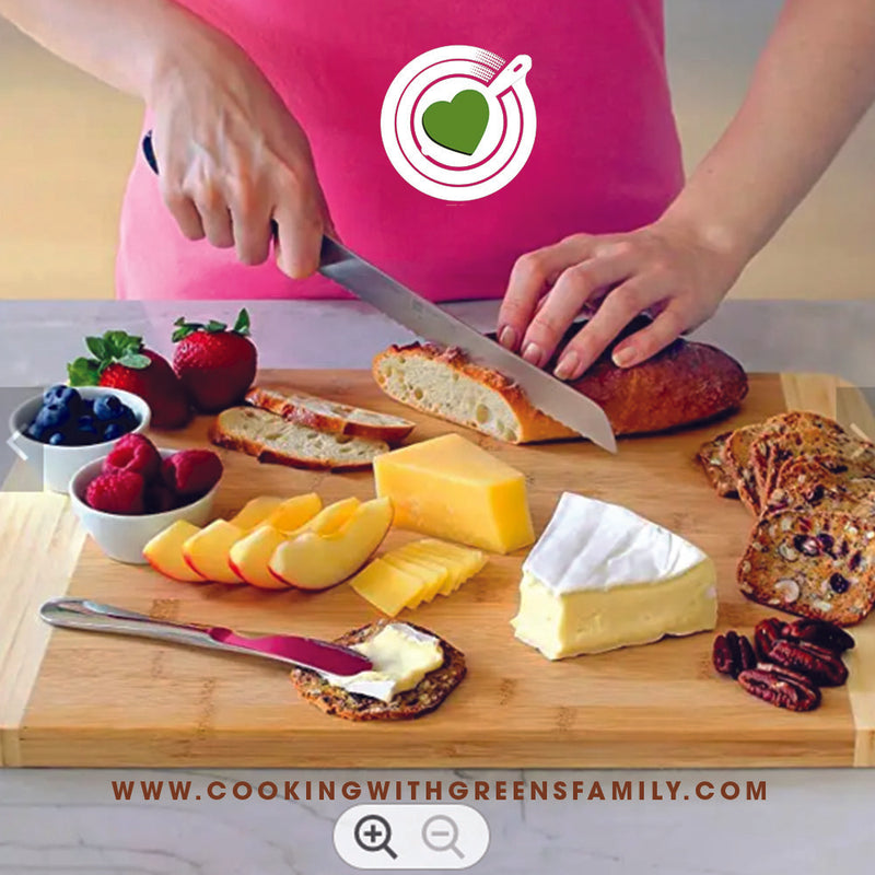 CWG XL Bamboo Cutting Board with juice groove FREE DELIVERY – Cooking With  Greens